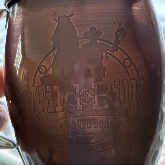 Bike Week Gettysburg 2008 Wild Bill Silver color Mug 5" X 3.75" aluminum tin. - Picture 7 of 8